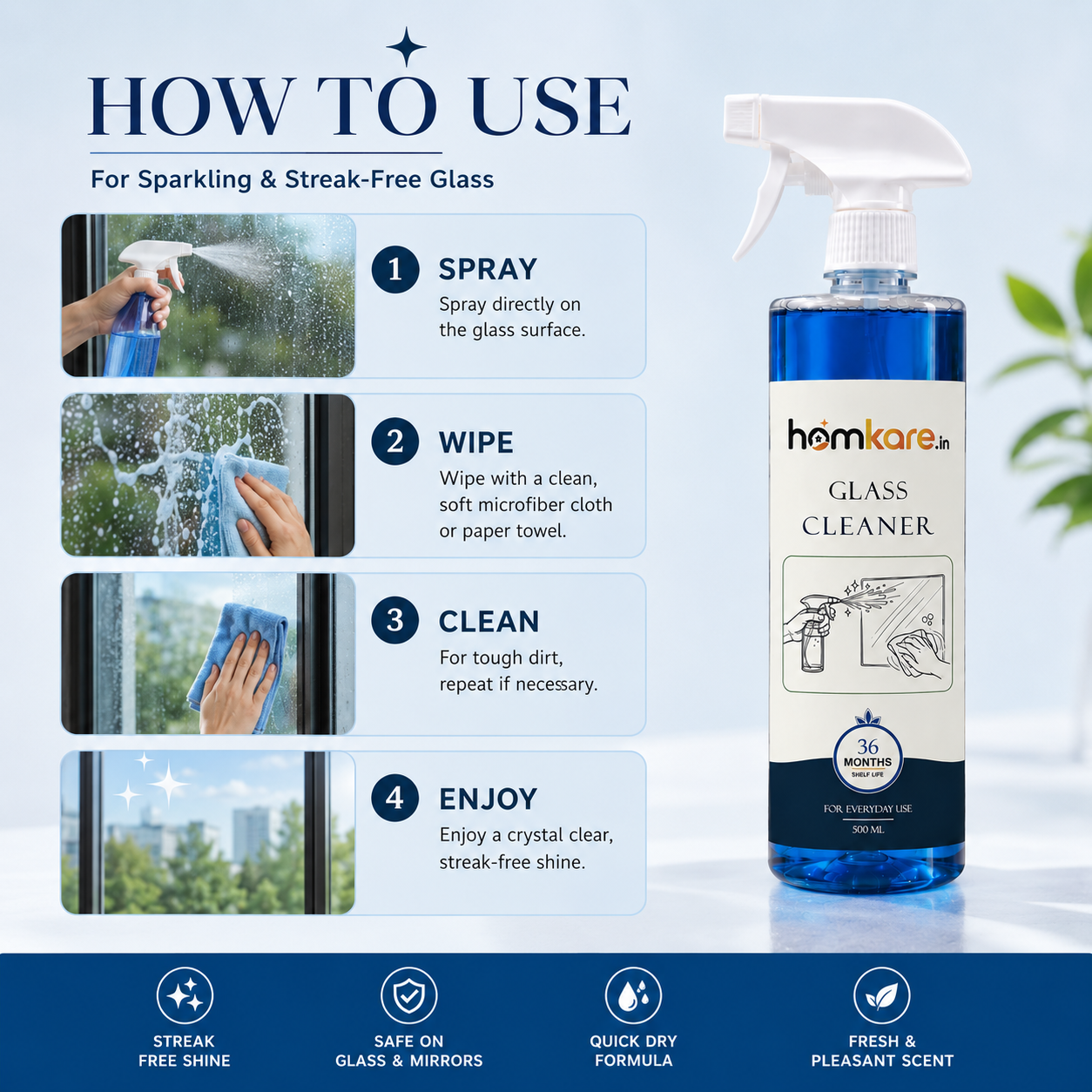 Glass Cleaner || 500ML